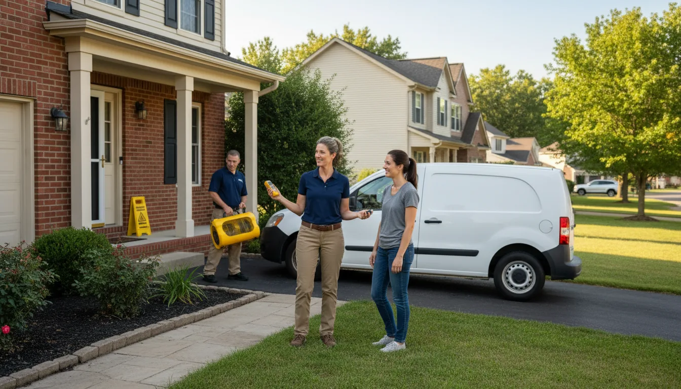Residential water damage restoration in Stryker, MT